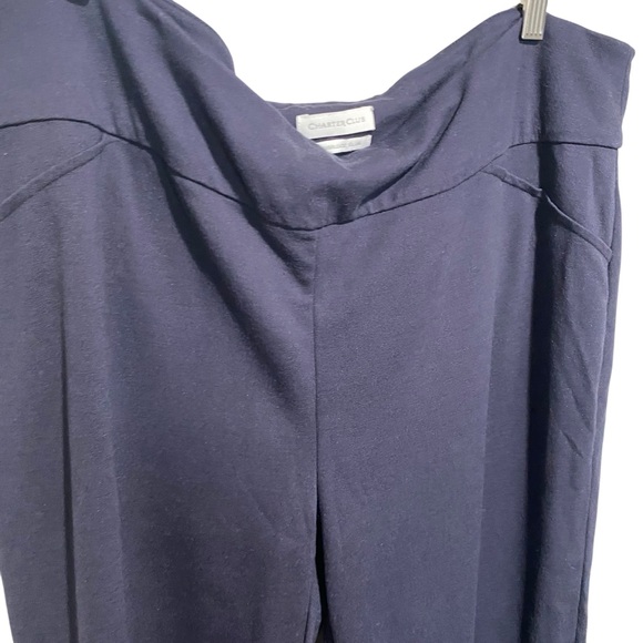 Charter Club Women’s Navy Blue Cambridge Slim Dress Pants Size 18W - Picture 5 of 12